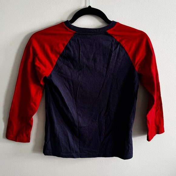 Gymboree Space Applique Raglan Long Sleeve Tee VGUC 7 - Picture 4 of 4